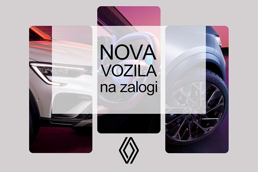 Super ponudba novih vozil Renault